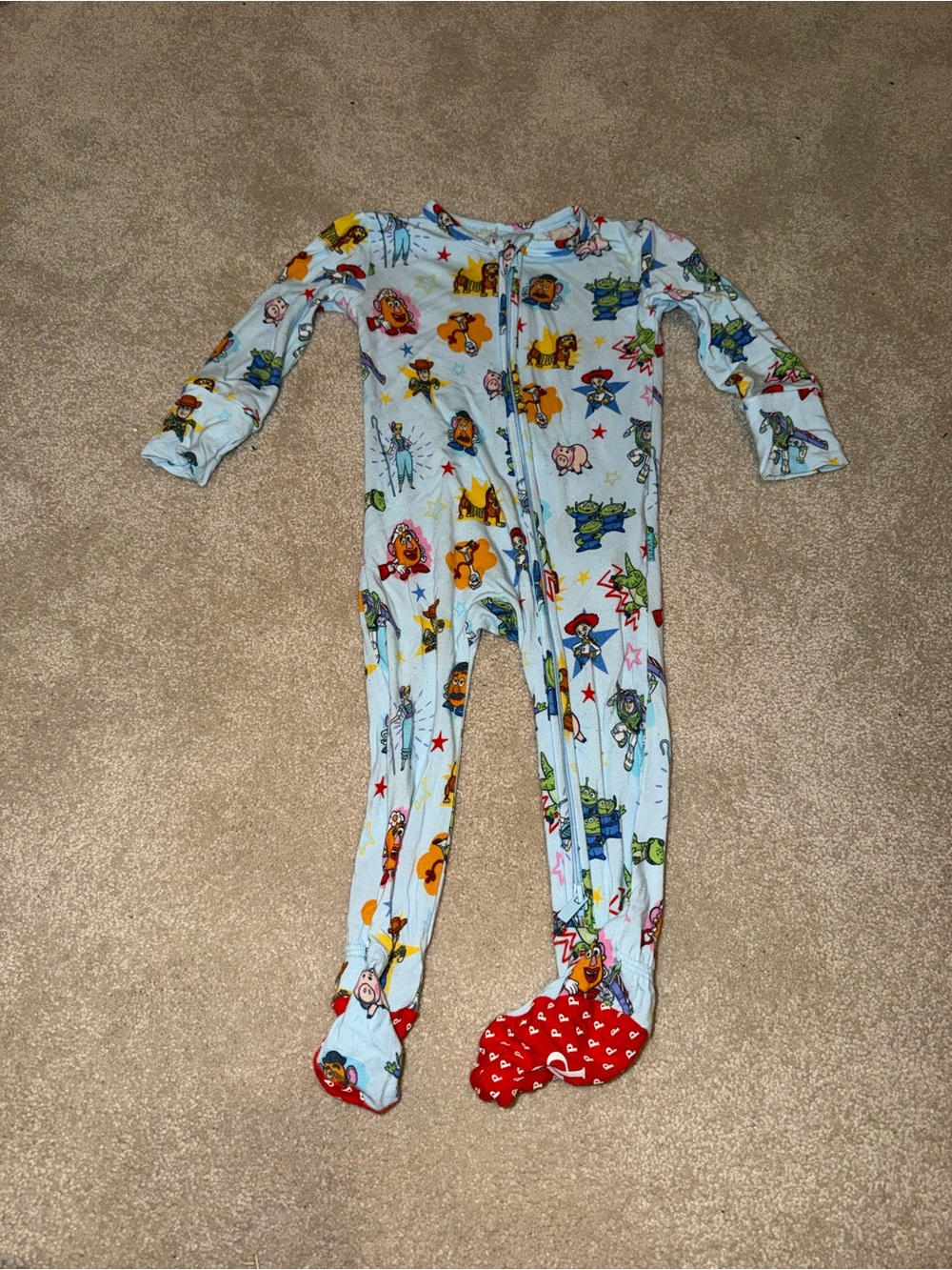 Pixar Toy Story posh peanut pajamas